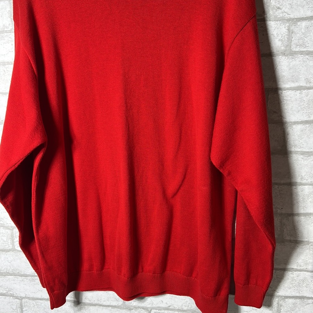 Pendleton Plus Red Sweater Size 3x - image 4